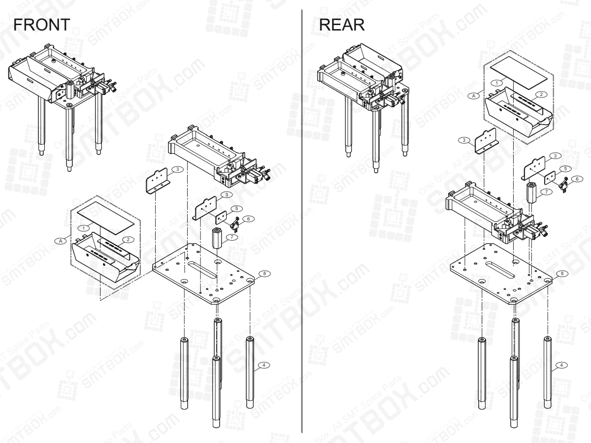 Hanwha (Samsung Techwin) Excellent Modular EXCEN PRO (D) (M) (L) Dump Box AM03-014200A