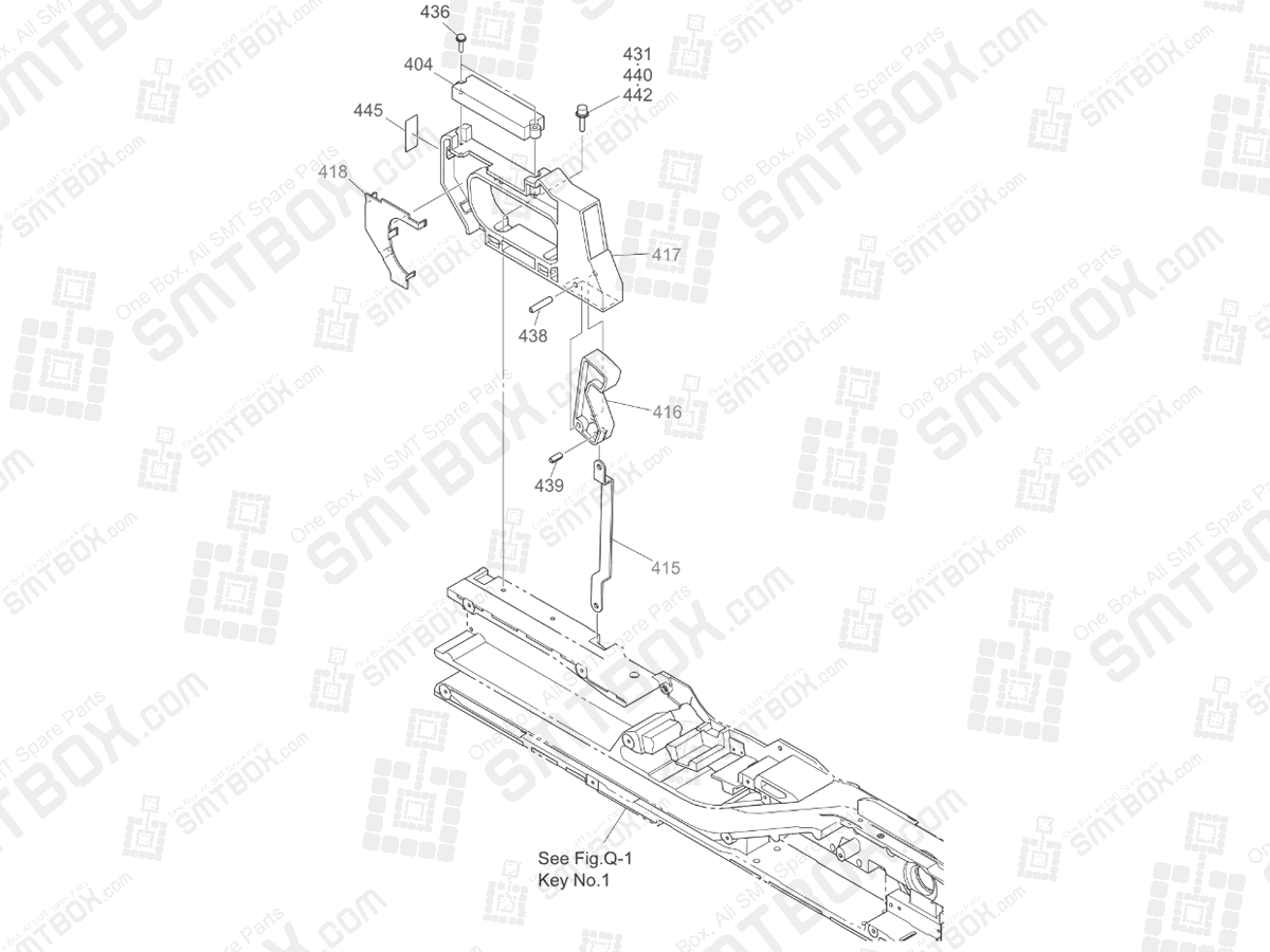 Operation Panel Section on Hitachi Yamaha SMT Tape Feeder 44mm 56mm GT-44561B GD-44561B