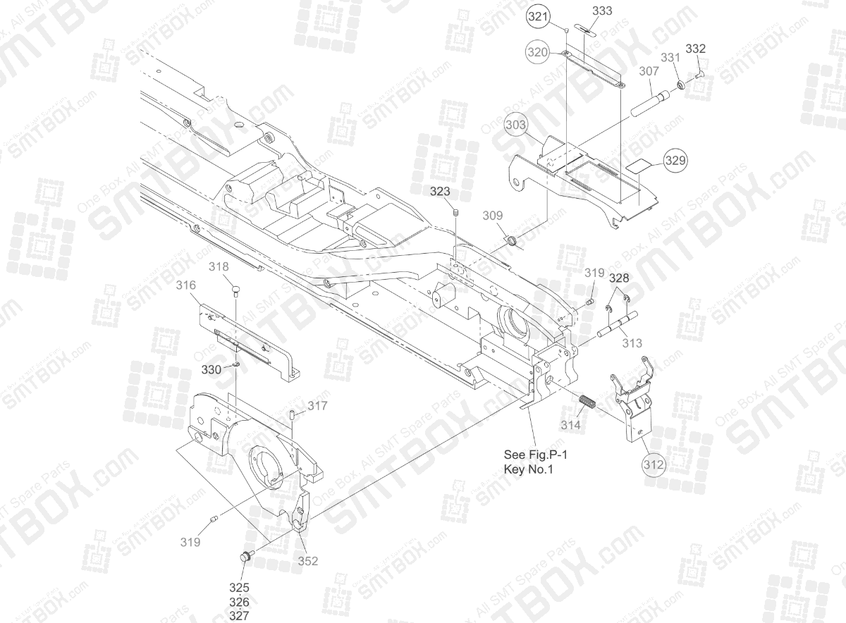 P-4 Suppressor Section of Hitachi Yamaha SMT Tape Feeder GT-24321B GD-24321B