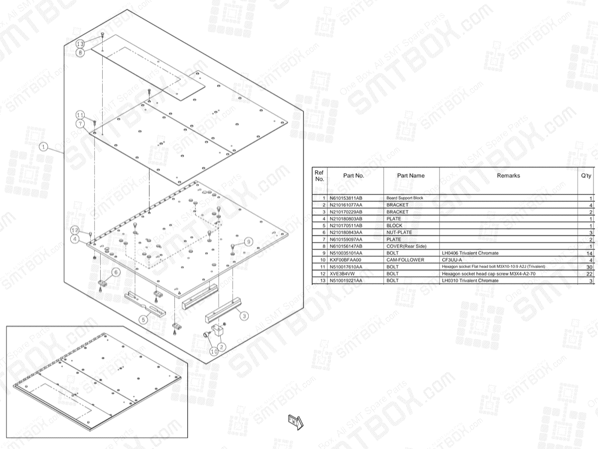 Panasonic NPM-D2 Support Pin Automatic Change Unit N610153808AA KN610153808AA-03-6