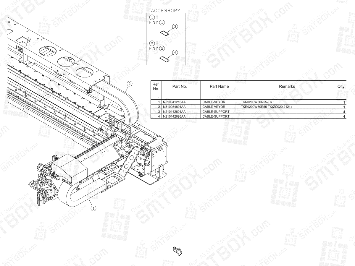 Panasonic NPM-D3 Front Side Wiring N610157818AA KN610157818AA-01