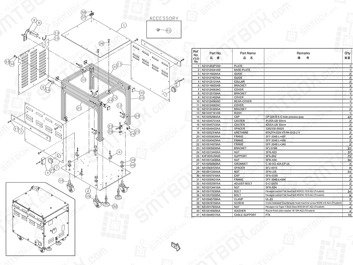 Panasonic NPM-D3 Inspection BOX N610097135AA KN610097135AA-11-1