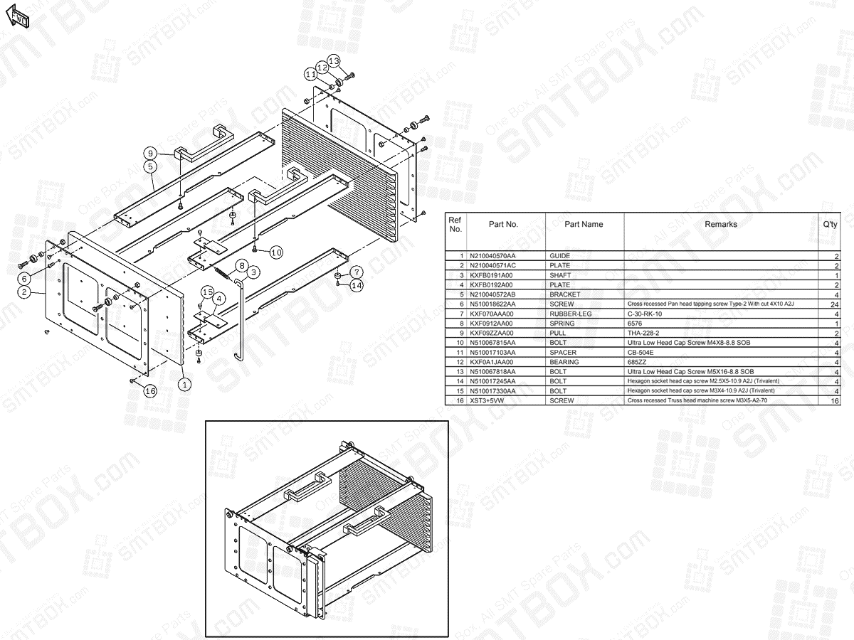 Panasonic NPM-D3 Multi-Step Tray Magazine 15PX10 Steps N610026559AA KN610026559AA-03