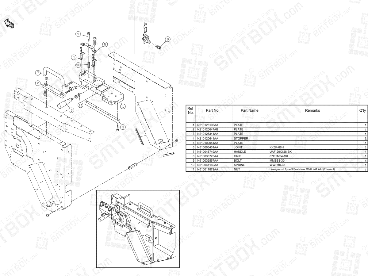 Panasonic NPM-D Feeder Cart Drive Unit(Changing Specification) N610112809AA KN610112809AA-09-3