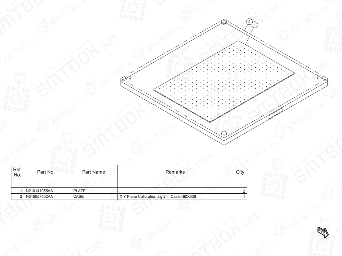 Panasonic_NPM-D_XY_Plane_Calibration_Jig_N610112814AB_KN610112814AB-00