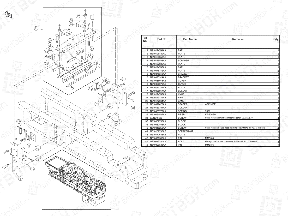 Panasonic NPM Multifunctional Transfer Unit N610095857AB KN610095857AB-03-4