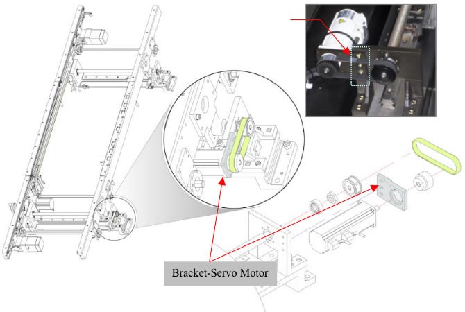 Replace The Timing Belt For Width Automatic Adjustment On Samsung SM321