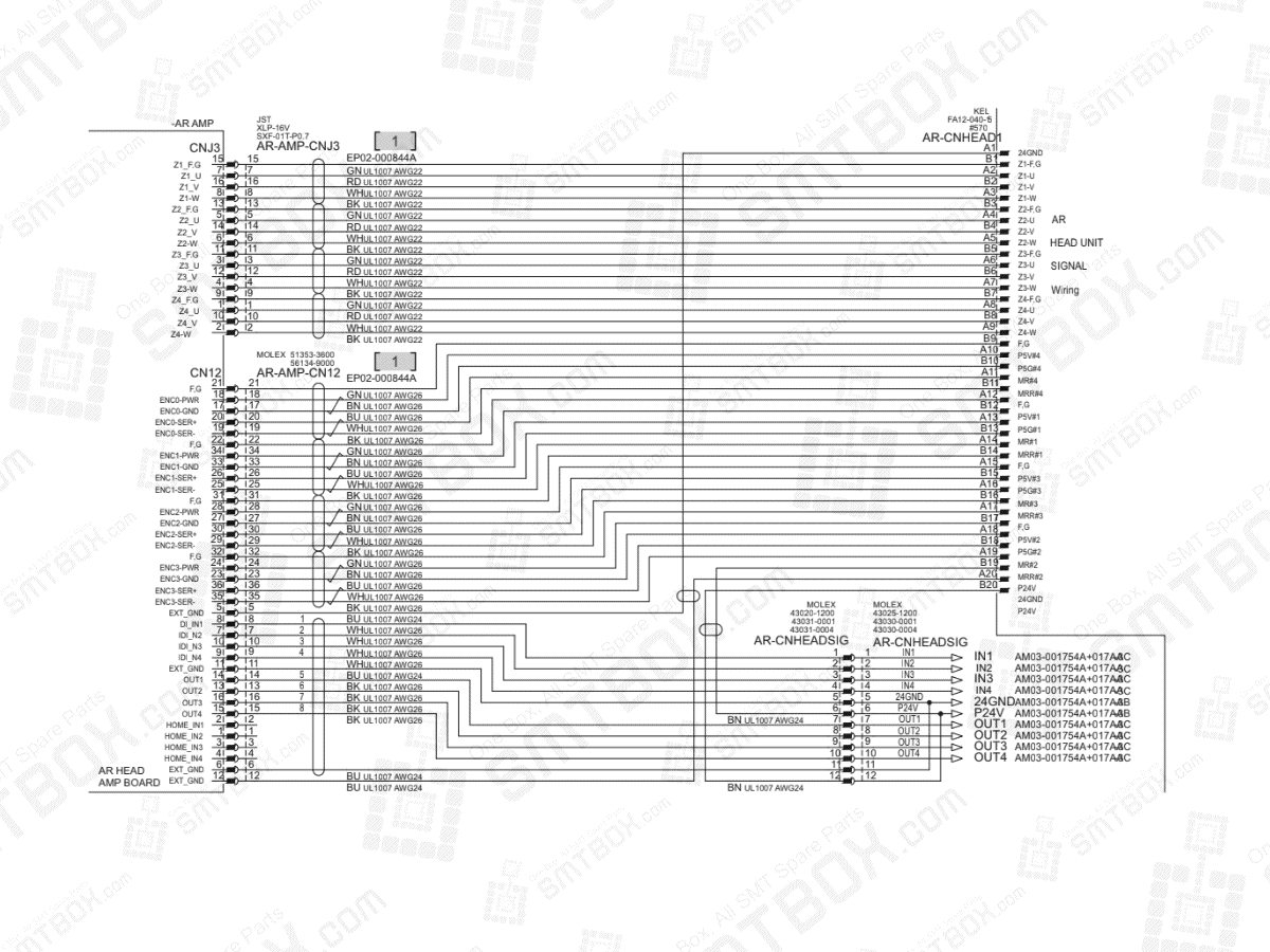 XY - AF DR40 Motor on Hanwha (Samsung Techwin) Excellent Modular Excen Pro D M L SMT Placer