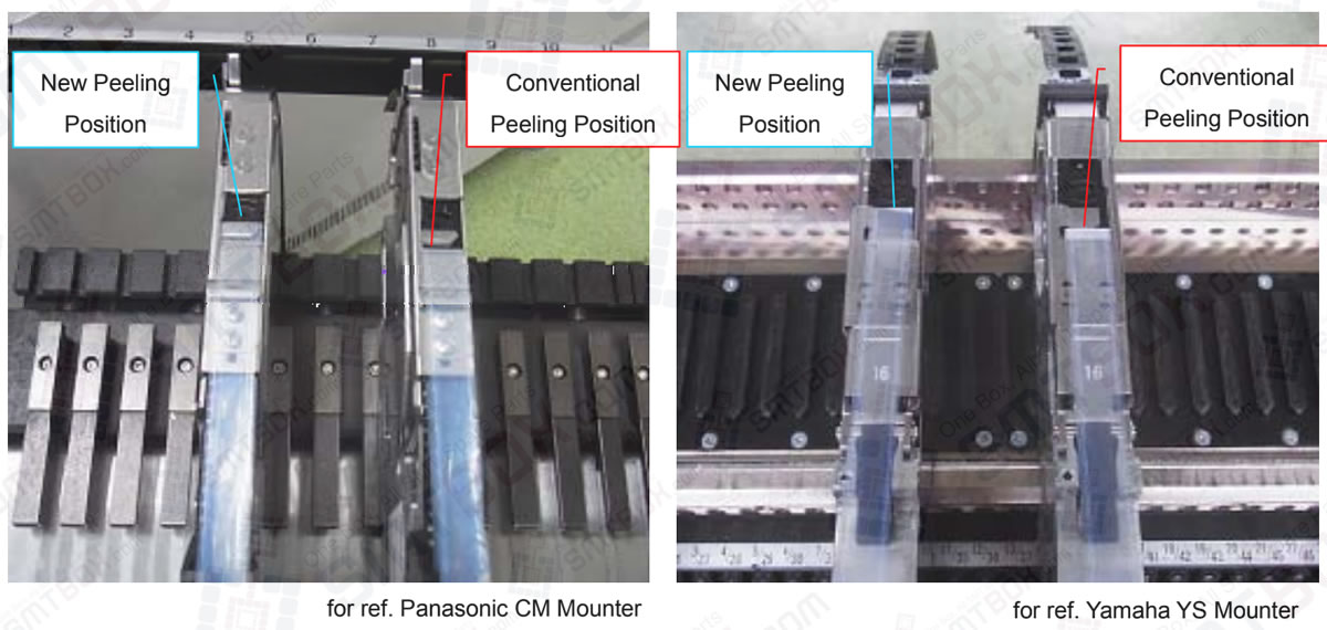 3-4-2. Change The Peeling Point For Avoiding Led Tilting Within The Cavity Panasonic CM Mounter and Yamaha YS Mounter