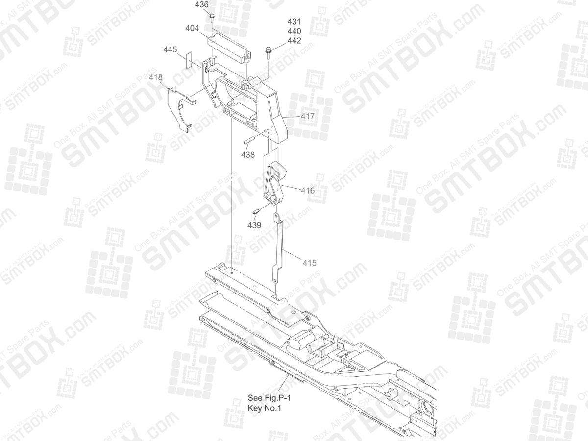 P-5 Operation Panel Section of Hitachi Yamaha SMT Tape Feeder GT-24321B GD-24321B