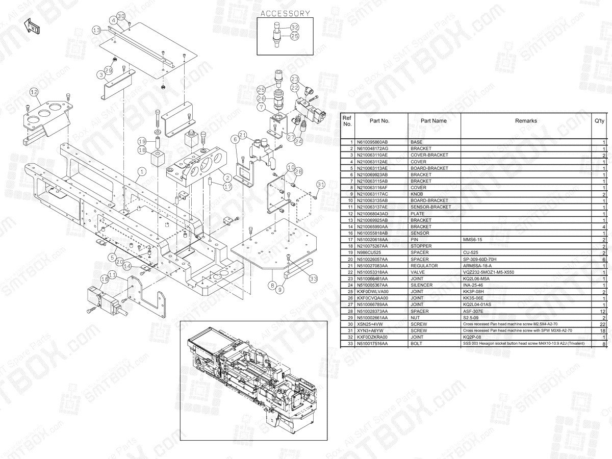 Panasonic NPM Multifunctional Transfer Unit N610095857AB KN610095857AB-03-1