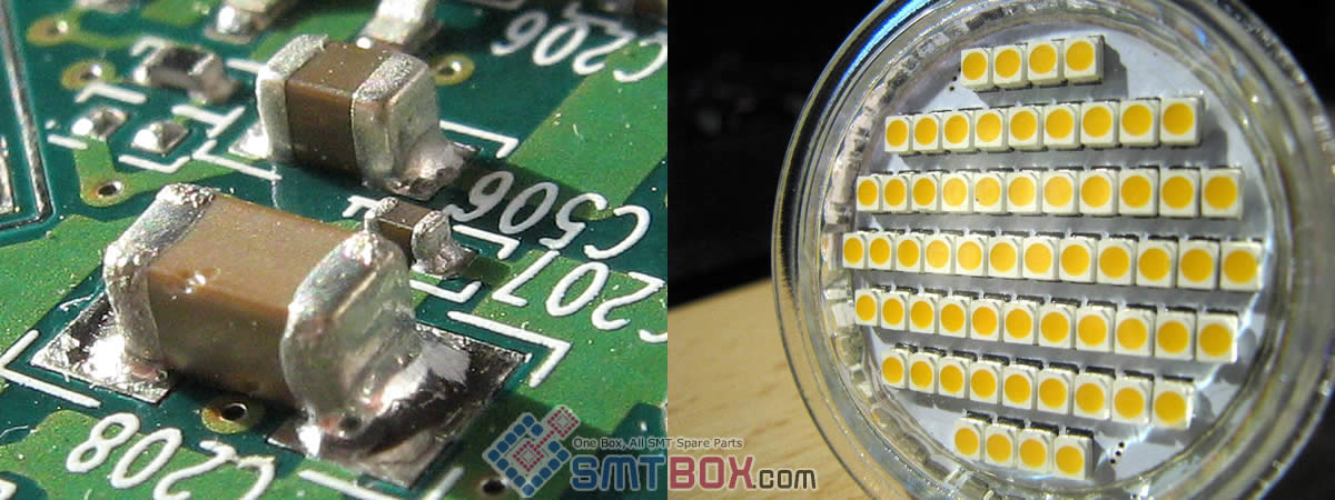Typical Surface Mount Device (SMD) Vs High Power Led As A SMD