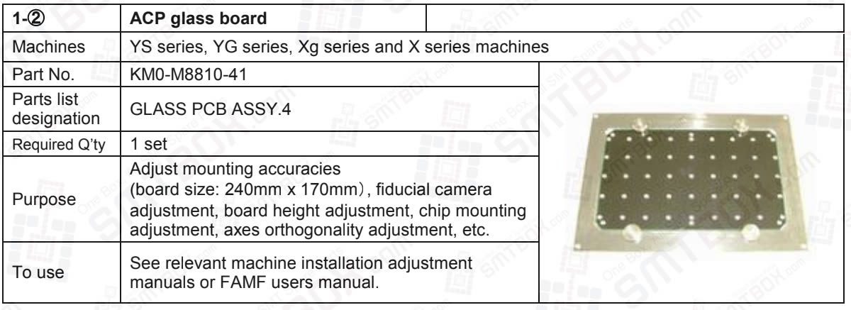 Yamaha ACP Glass Board KM0-M8810-41 For YS, YG, XG And X Series SMT Mounters