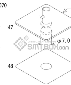 FUJI CP 65E 06 CP 65 08 Nozzle AYPH9510 S029 070 side a