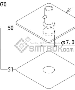 FUJI CP 65E 06 CP 65 08 Nozzle AYPH9520 B029 070 side a