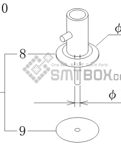 FUJI CP 742ME 02 CP 742E 01 CP 732 2 Nozzle Part No.ADCPH9532 Rating R08 010 side a