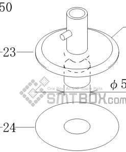 FUJI CP 742ME 02 CP 742E 01 CP 732 2 Nozzle Part No.ADCPH9580 Rating R16 050 side a