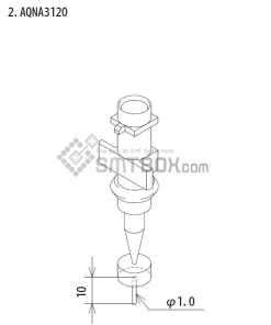 Fuji Ip Iii 16 Ip Iii 16JE Ip Iiie 10 Nozzle Part NO.AQNA3120 Side A