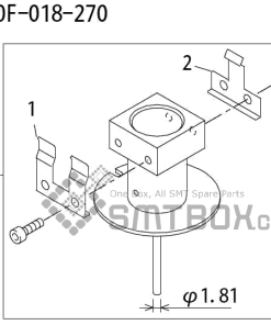 FUJI QP 242E 10 QP 242E(10JE) Nozzle Part No.ABHPN6237 Rating S R30F 018 270 side a