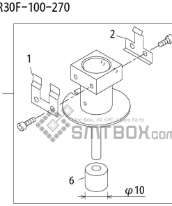 FUJI QP 242E 10 QP 242E(10JE) Nozzle Part No.ABHPN6288 Rating S R30F 100 270 side a