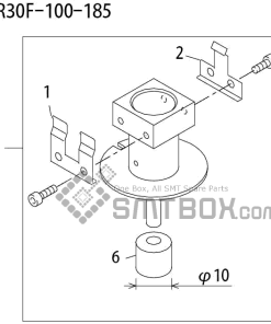 FUJI QP 242E 10 QP 242E(10JE) Nozzle Part No.ABHPN6777 Rating S R30F 100 185 side a