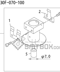 FUJI QP 242E 10 QP 242E(10JE) Nozzle Part No.ABHPN6816 Rating S R30F 070 100 side a