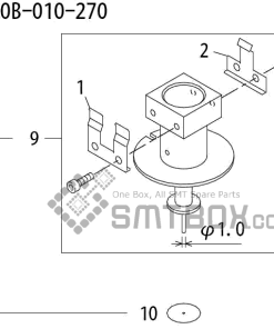 FUJI QP 242E 10 QP 242E(10JE) Nozzle Part No.ABHPN8135 Rating S R30B 010 270 side a