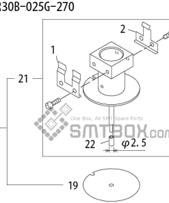 FUJI QP 242E 10 QP 242E(10JE) Nozzle Part No.ABHPN8174 Rating S R30B 025G 270 side a