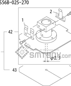 FUJI QP 242E 10 QP 242E(10JE) Nozzle Part No.ABHPN8242 Rating S S56B 025 270 side a