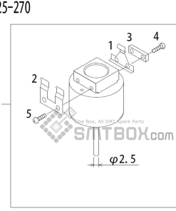 FUJI QP 341E MM 04 Nozzle Part No.ADBPN8134 Rating 025 270 side a