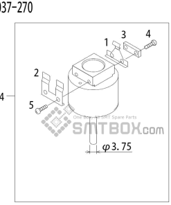FUJI QP 341E MM 04 Nozzle Part No.ADBPN8144 Rating 037 270 side a
