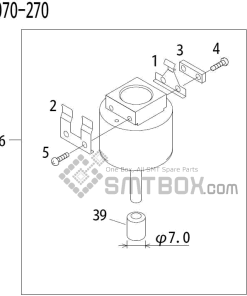 FUJI QP 341E MM 04 Nozzle Part No.ADBPN8154 Rating 070 270 side a