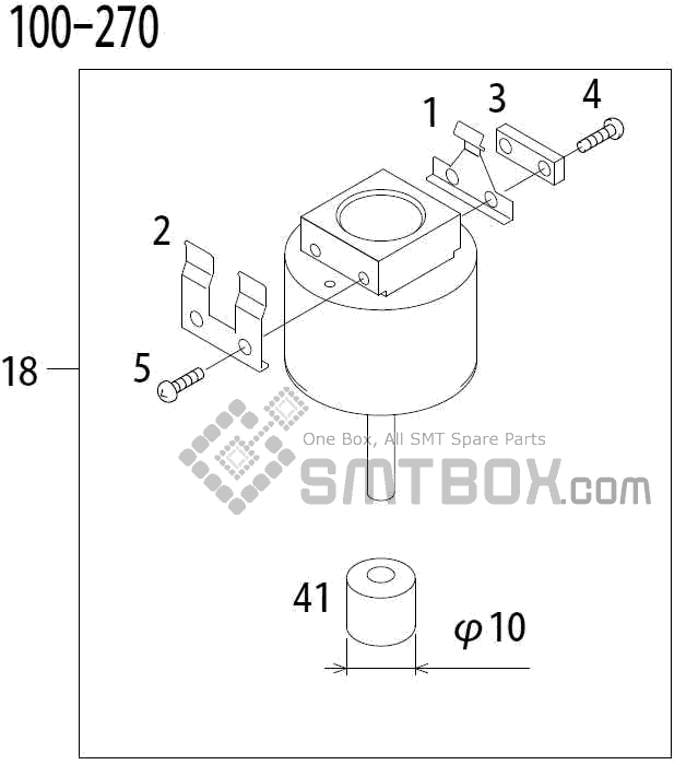 FUJI QP 341E MM 04 Nozzle Part No.ADBPN8164 Rating 100 270 side a FUJI QP 341E MM 04 Nozzle Part No.ADBPN8164 Rating 100 270 side a