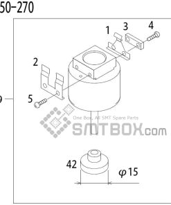 FUJI QP 341E MM 04 Nozzle Part No.ADBPN8174 Rating 150 270 side a