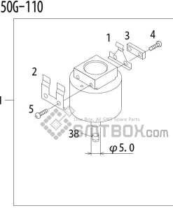 FUJI QP 341E MM 04 Nozzle Part No.ADBPN8352 Rating 050G 110 side a