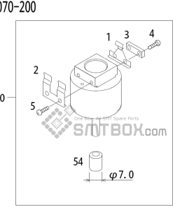 FUJI QP 341E MM 04 Nozzle Part No.ADBPN8414 Rating 070 200 side a