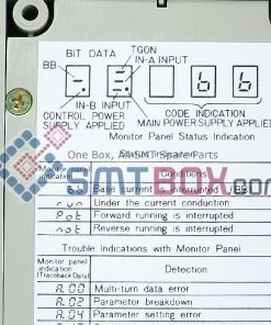 Fuji CP642 CP643 CP6 4000 Servopack Yaskawa Digital Operator Part Number H1319A Jusp OP02A Side C