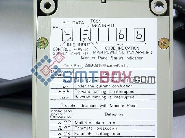 Fuji CP642 CP643 CP6 4000 Servopack Yaskawa Digital Operator Part Number H1319A Jusp OP02A Side C