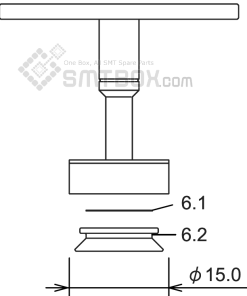 FUJI NXT H01 SMD SMT Nozzle AA07511 R36 150G 260 side a