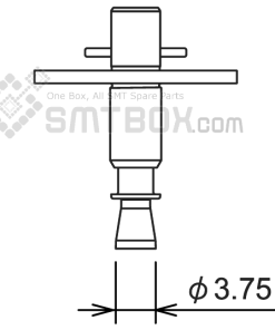 FUJI NXT H04 SMD SMT Nozzle AA07A09 R19 037 155 side a
