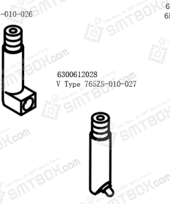 Hitachi Sanyo TCM X100 NOZZLE 6300611977 S Type 6300612028 V Type 6300858846 side a