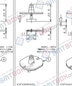 PANASONIC CM212CM400CM401CM402CM602DT400DT401 nozzlePart No.KXFX04QAA00KXFX05MXA00KXFX04XAA00 