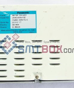 Panasonic MV2F(NM 2558 NM 2559) Part Name AC Servo Motor Driver Part Number DV46J020LFGC P325C 020LFG C  