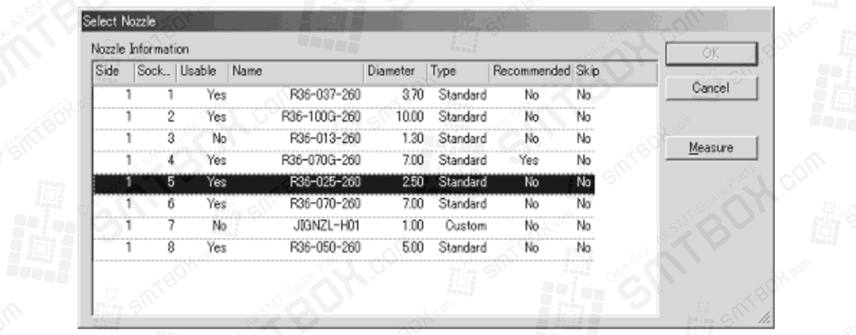6.6.3 Testing Pickup Positions In A Tray For 6.6 Testing Pickup Positions (Nxt V3.20 And Higher) Of 6. Editing Jobs On The Machine On FUJI NXT side e