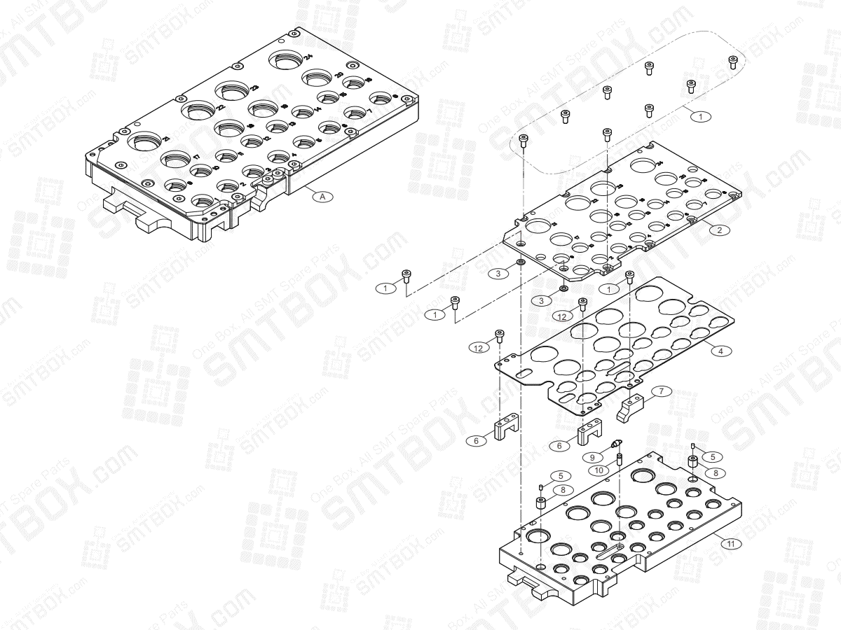 ANC-HP AM03-014514A For CN Nozzle On Hanwha Techwin Excellent Modular EXCEN PRO (M) (D) (L) Component Placer