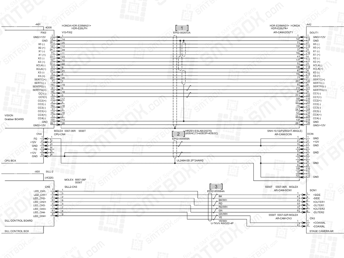 Base - AR Stage Camera on Hanwha (Samsung Techwin) Excellent Modular Excen Pro (D) (M) (L) SMT Placer