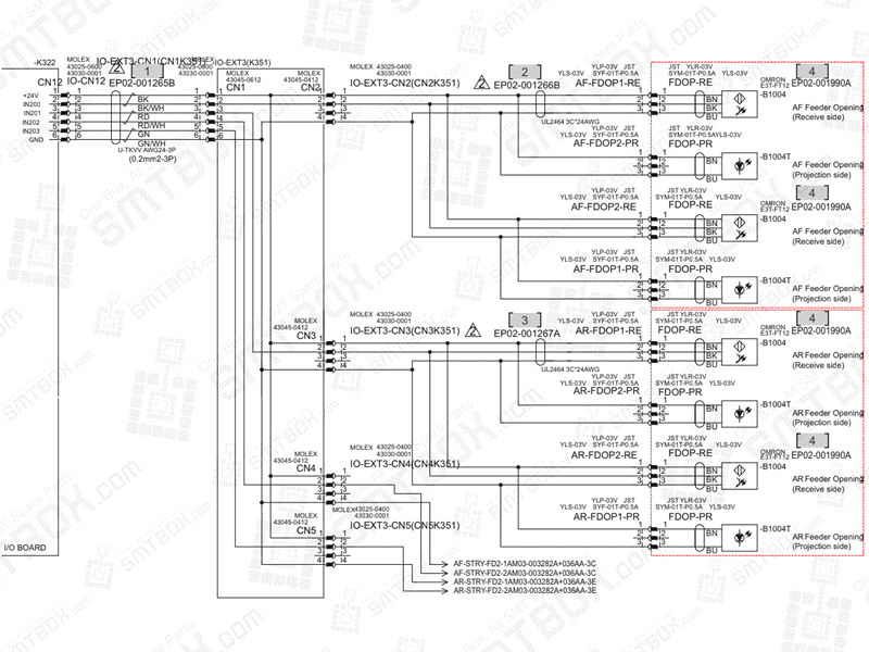 Base A Feeder Opening Sensor On Hanwha Samsung Techwin Excellent Modular Excen Pro D M L Smt Placer