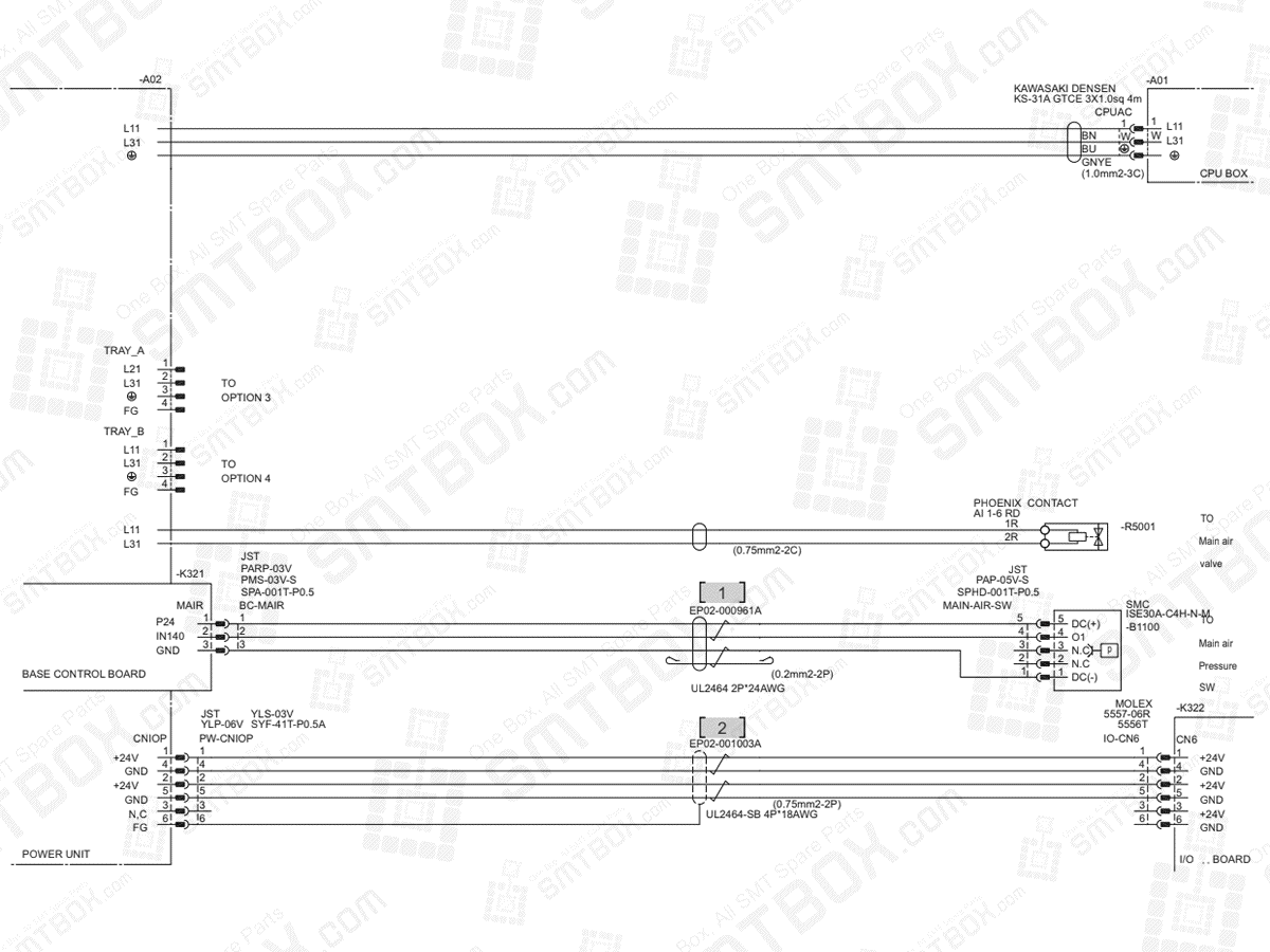 Base - CPU Box - Air Valve - ETC on Hanwha (Samsung Techwin) Excellent Modular Excen Pro (D) (M) (L) SMT Placer