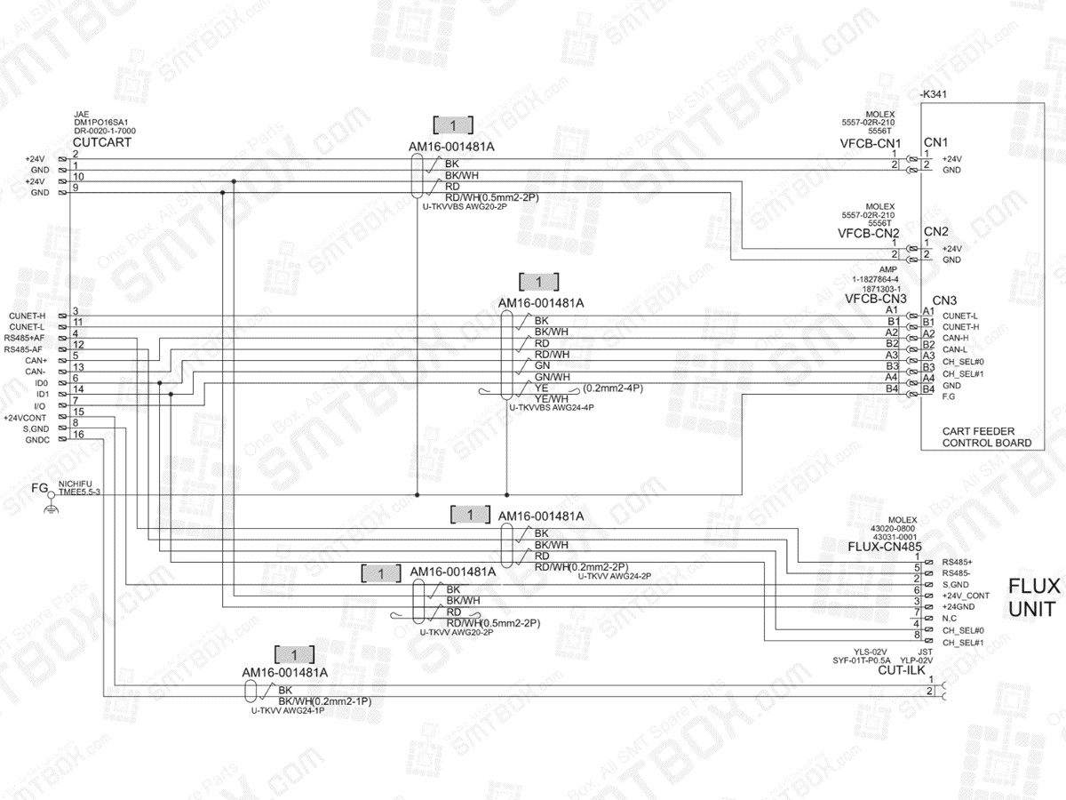 Base - Cart Cutter - Direct Tray Docking Cart Option on Hanwha (Samsung Techwin) Excellent Modular Excen D M L SMT Placer