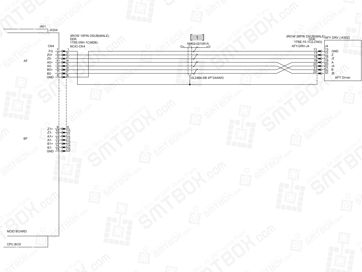 Base - Front Driver Y Axis Encoder Hanwha (Samsung Techwin) Excellent Modular Excen PRO (D) Standard SMT Placer